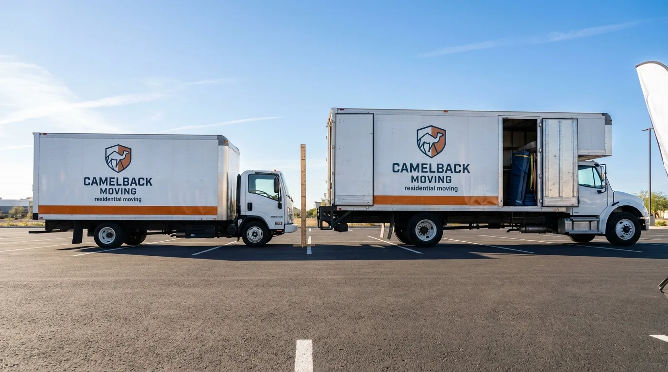 Moving truck size capacity guide in West Columbia